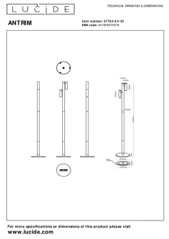 Stehleuchte ANTRIM Stehleuchten|Stehlampen