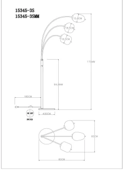 Best Stehleuchte BLACKY Stehleuchten|Stehlampen