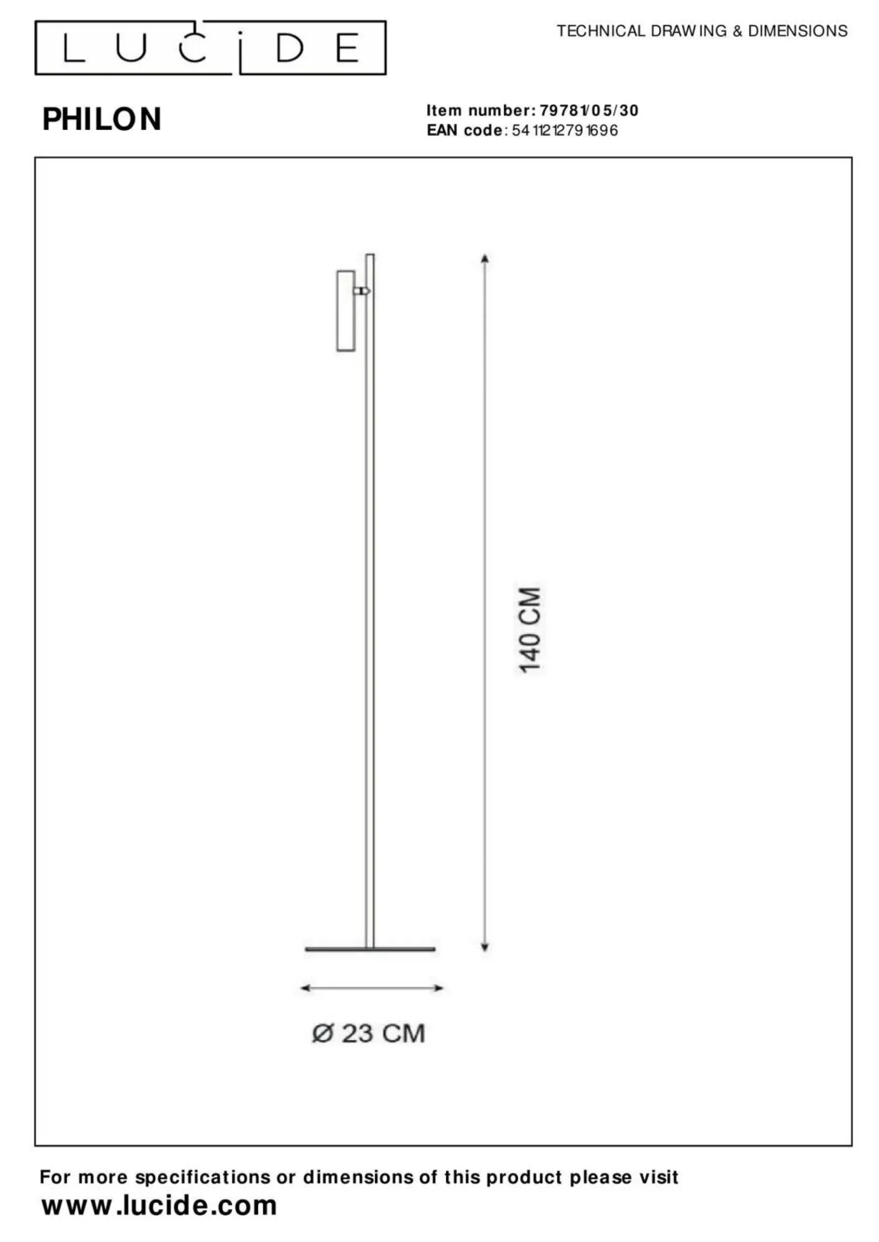Sale Stehleuchte PHILON Stehleuchten|Stehlampen