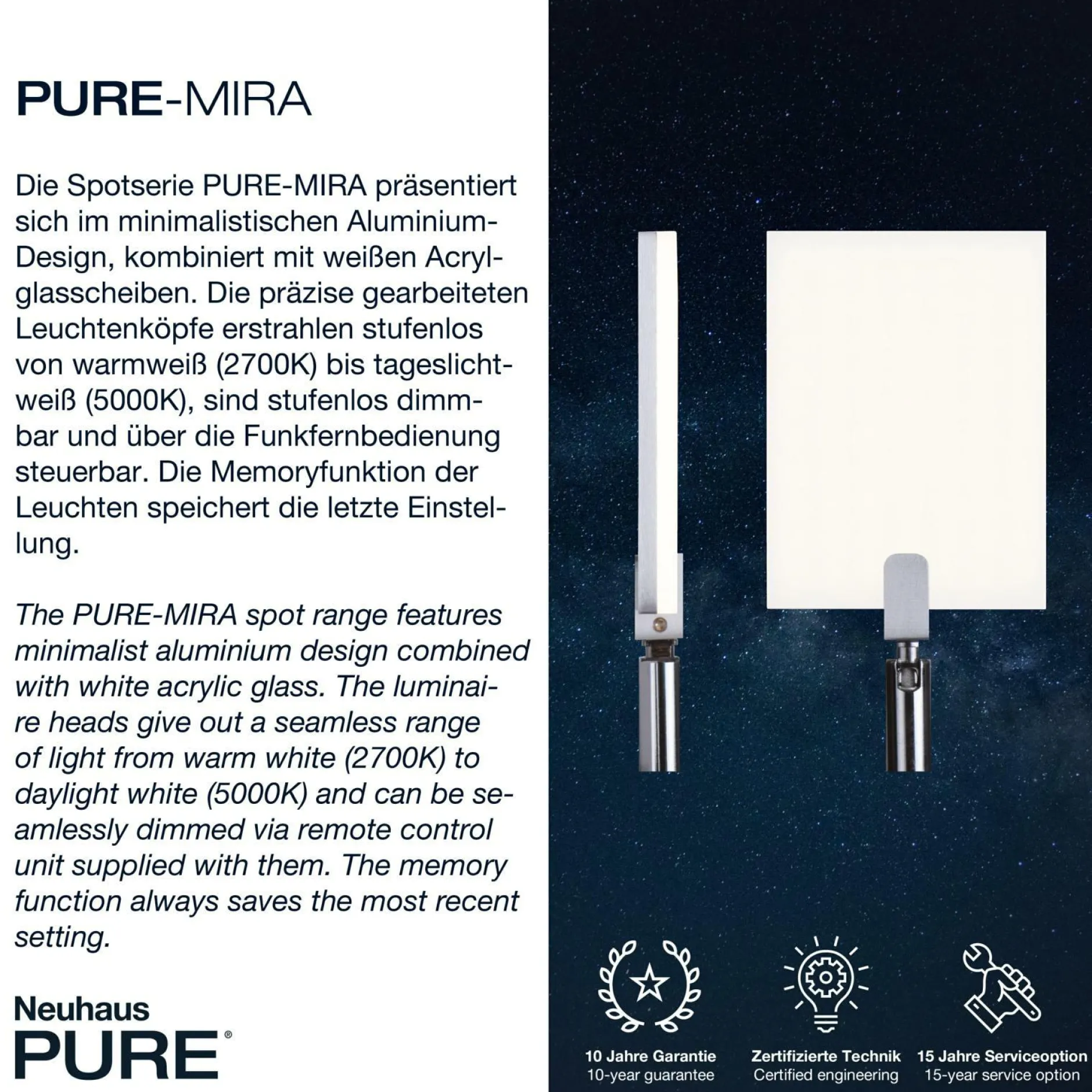 Stehleuchte PURE MIRA Stehleuchten|Stehlampen
