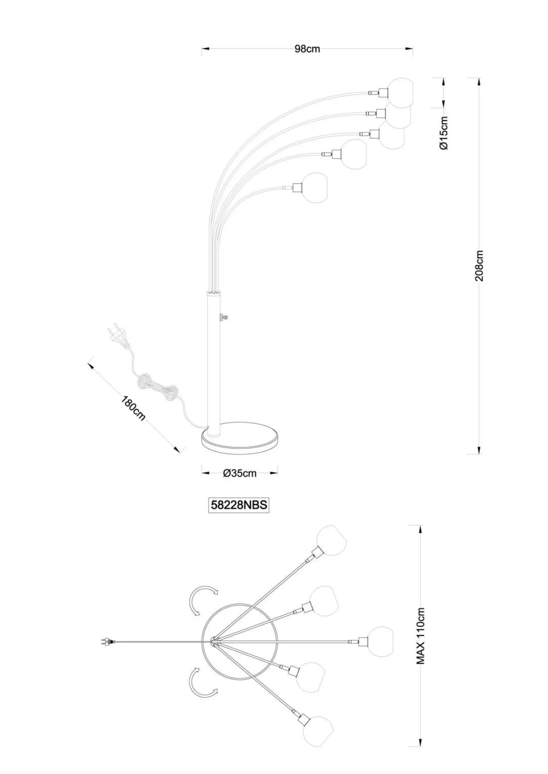 Sale Stehleuchte SEYMOUR Stehleuchten|Stehlampen