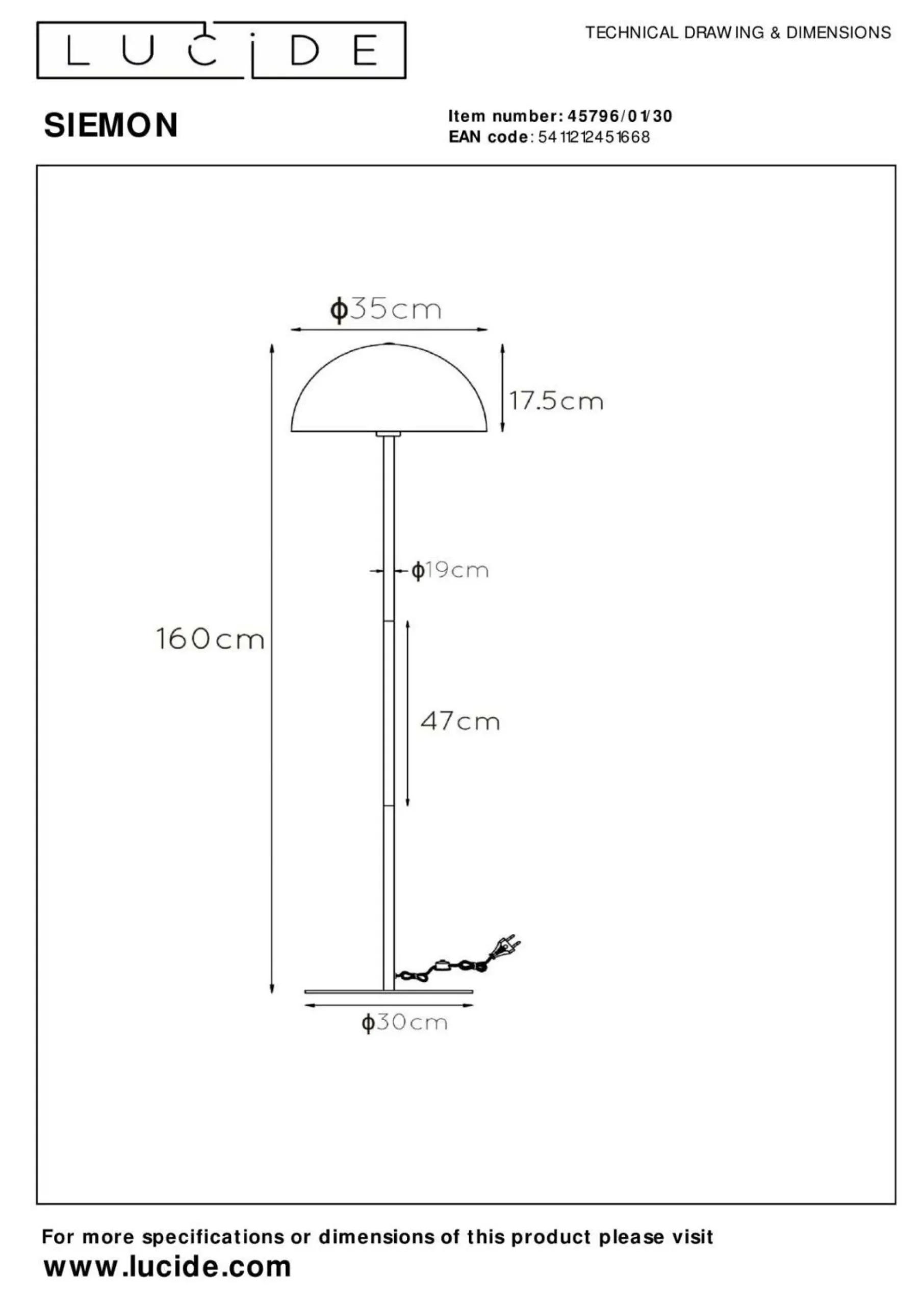 Outlet Stehleuchte SIEMON Stehlampen