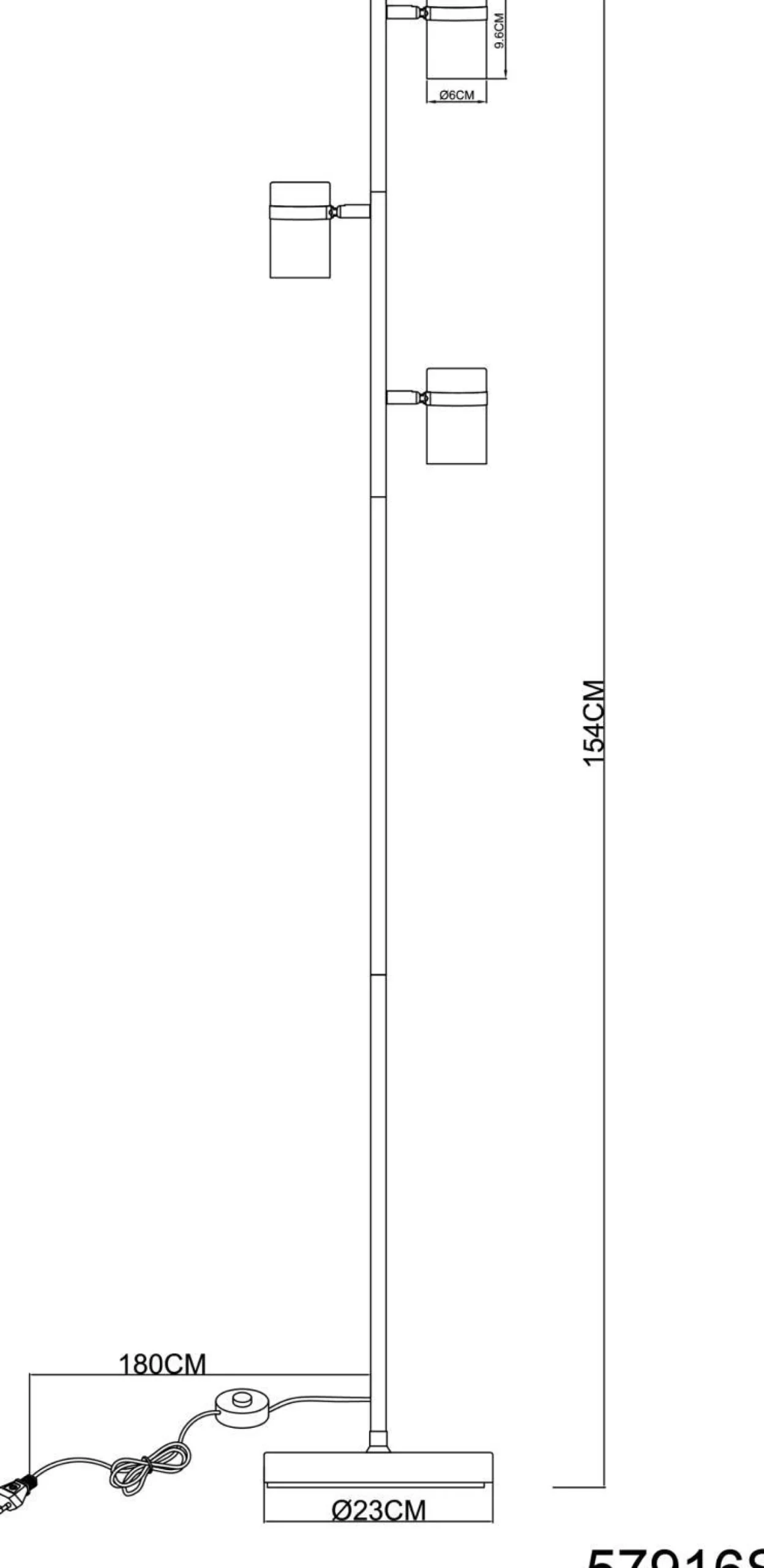 Stehleuchte TRABBY Stehleuchten|Stehlampen