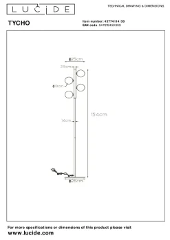 Clearance Stehleuchte TYCHO Stehleuchten|Stehlampen