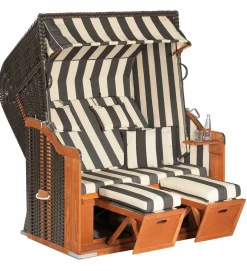 Hot Strandkorb RUSTIKAL 250 XL + Strandkörbe|Strandkörbe