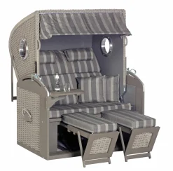 Best Strandkorb RUSTIKAL 305 Z XL C Strandkörbe|Strandkörbe