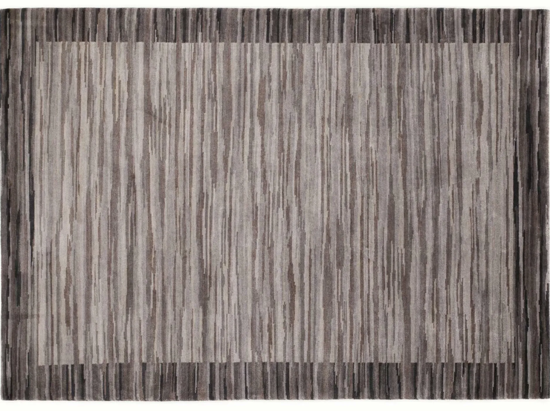 Online Teppich BABOA NAMI grau mix Nepal Teppiche