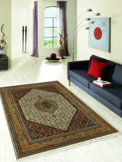 Discount Teppich BENARAS Bidjar beige Klassische Orientteppiche