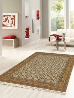 New Teppich BENARAS Herati beige Klassische Orientteppiche
