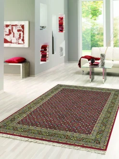 Outlet Teppich BENARAS Herati rot Klassische Orientteppiche