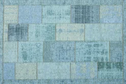 Discount Teppich DELICATO türkis Vintage Teppiche