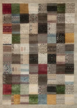 Clearance Teppich Fars SUPER grey beige Gabbeh Teppiche