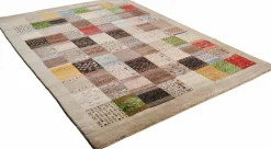 Clearance Teppich Fars SUPER grey beige Gabbeh Teppiche