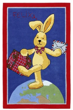 Clearance Teppich FELIX DER HASE Kinder Kinderteppiche|Kinderteppiche
