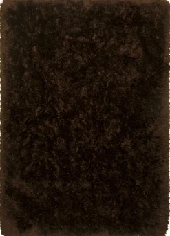 Discount Teppich FLOCATIC braun Langflor Teppiche