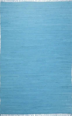 Sale Teppich HAPPY COTTON türkis Wollteppiche