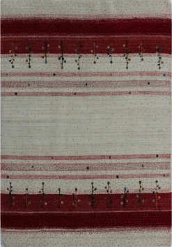 New Teppich LORI LOOM rot Gabbeh Teppiche