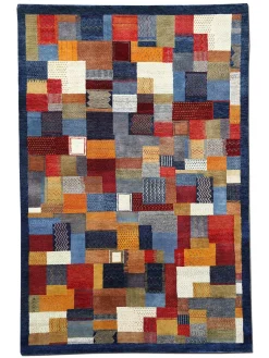 New Teppich LORRI Nomad blau/multi Gabbeh Teppiche