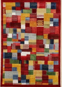 Online Teppich LORRI Nomad rot/multi Gabbeh Teppiche