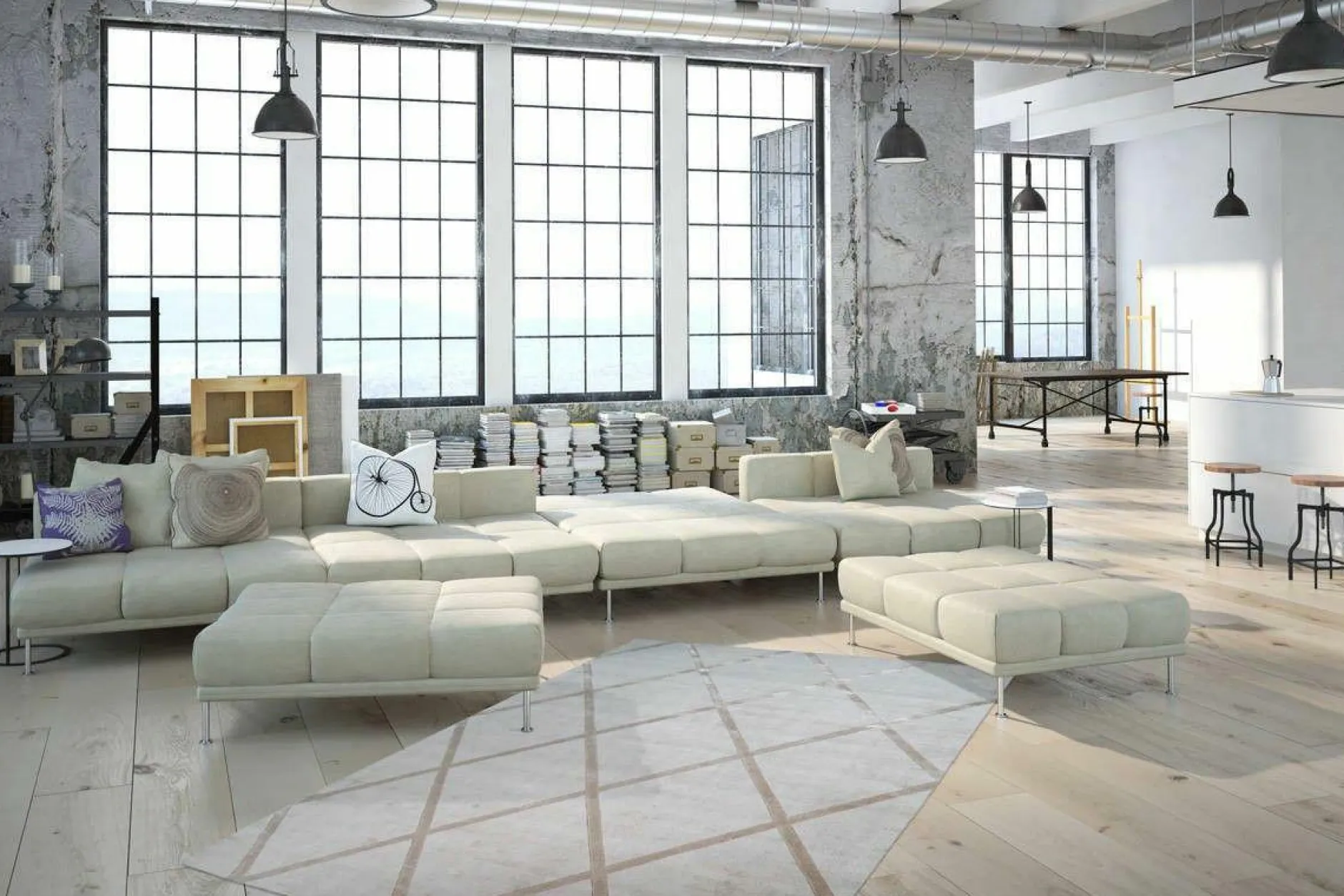 Teppich LUXURY Faser Teppiche