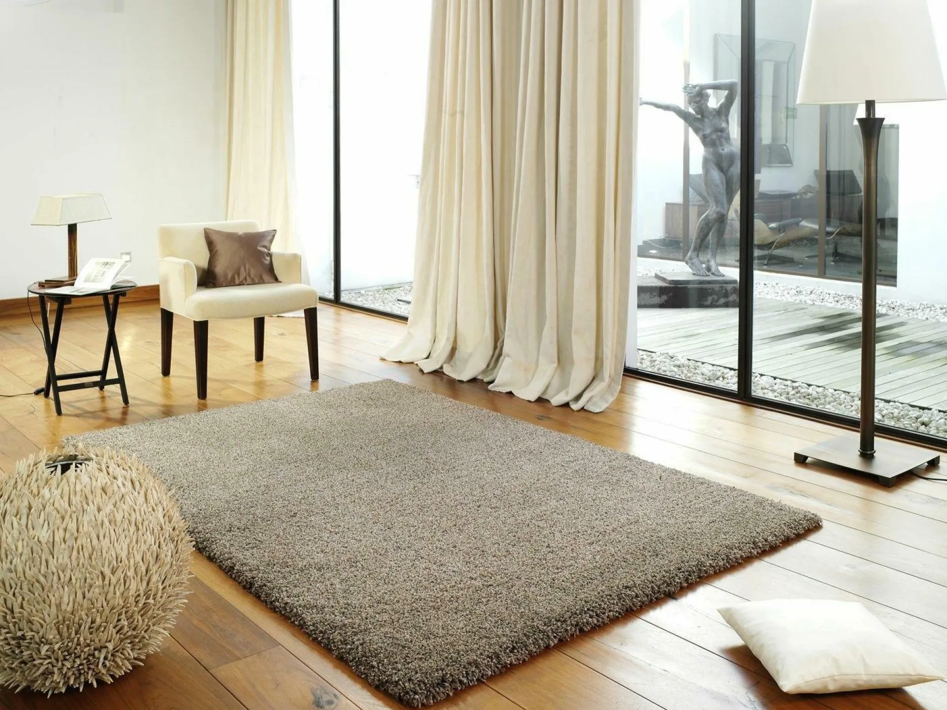 Clearance Teppich PHOENIX br/h`braun Langflor Teppiche