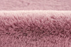 Outlet Teppich PLUSH rosa Langflor Teppiche
