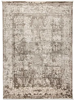 Sale Teppich QUEENSLAND brown/bg Vintage Teppiche