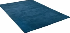 Sale Teppich Soft TOUCH dunkelblau Langflor Teppiche