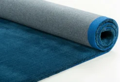 Sale Teppich Soft TOUCH dunkelblau Langflor Teppiche
