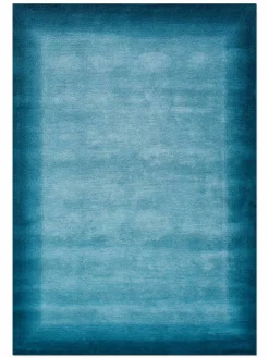 Clearance Teppich TAMI blau Nepal Teppiche