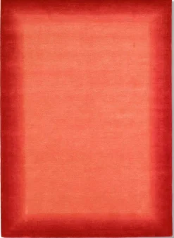 Online Teppich TAMI orange Nepal Teppiche