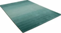 Best Teppich WOOLCOMFORT türkis Gabbeh Teppiche