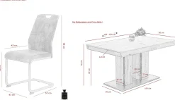 Best Tischgruppe AGNES I Komplette Tischgruppen