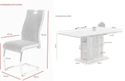 Tischgruppe ALINA Komplette Tischgruppen