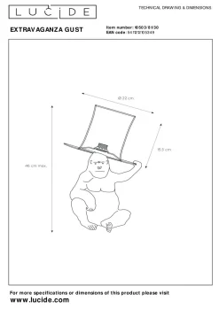 Tischleuchte EXTRAVAGANZA GUST Schreibtischleuchten|Tischleuchten