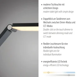 Tischleuchte SAMSKY Schreibtischleuchten|Tischleuchten