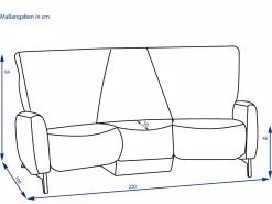 Hot Trapezsofa RECREO Einzelsofas