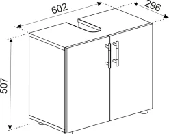 Best Unterschrank FLANDU Waschbeckenunterschränke|Waschbeckenunterschränke