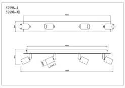 Hot Wand-/Deckenspot DREW Spotserien