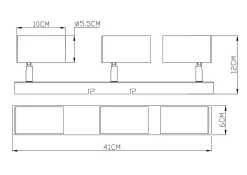 Clearance Wand-/Deckenspot ROBBY Spotserien