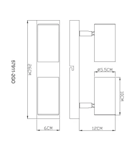 Hot Wand-/Deckenspot ROBBY Spotserien