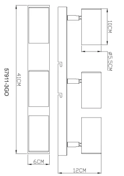 Wand-/Deckenspot ROBBY Spotserien