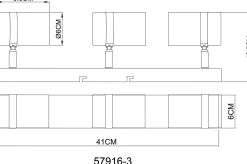 Outlet Wand-/Deckenspot TRABBY Spotserien
