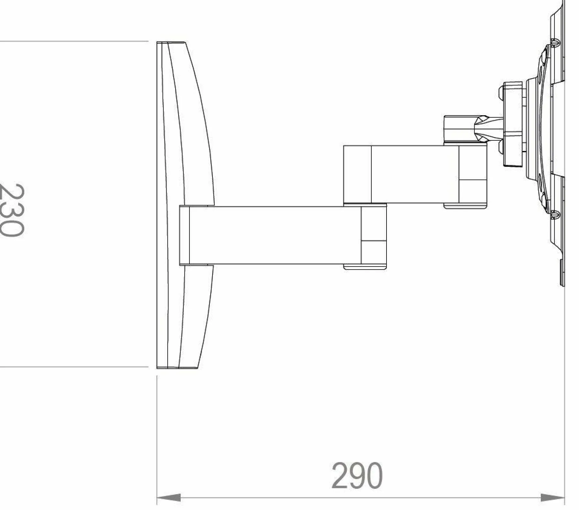 Hot Wandhalterung TS 3 Tv- & Mediamöbel|Tv - & Mediamöbel