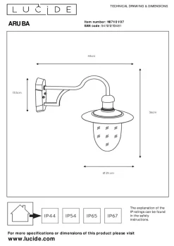 Sale Wandleuchte ARUBA Wandleuchten