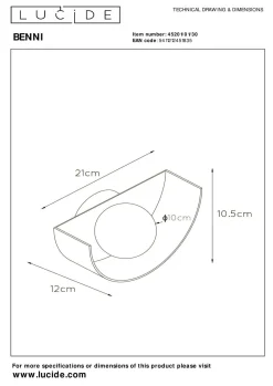 Online Wandleuchte BENNI Wandleuchten