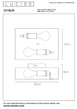Sale Wandleuchte OVALIS Wandleuchten