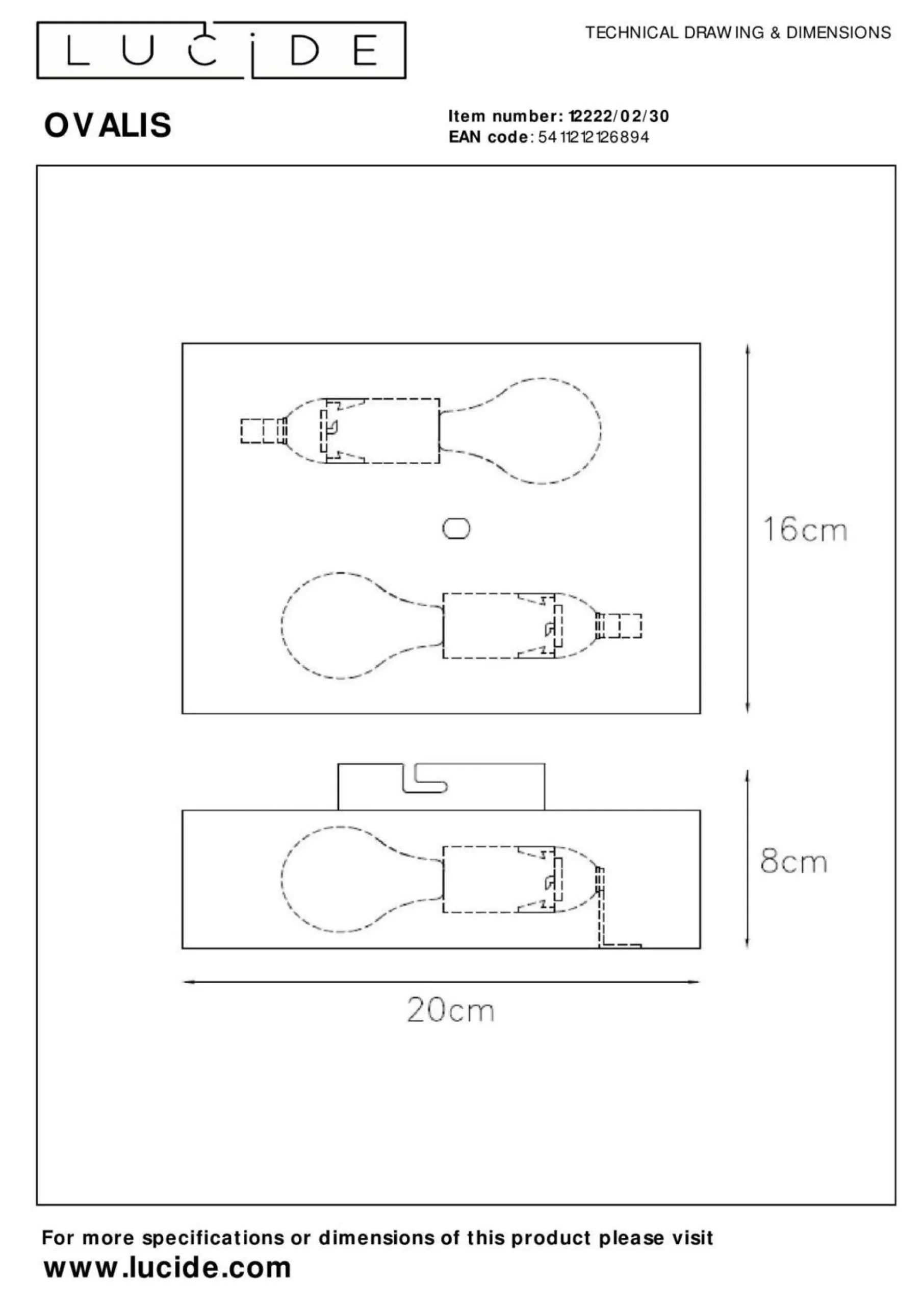 Sale Wandleuchte OVALIS Wandleuchten