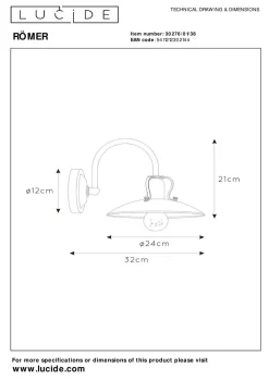 Clearance Wandleuchte RÖMER Wandleuchten
