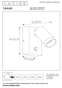 Online Wandleuchte TAYLOR Wandleuchten